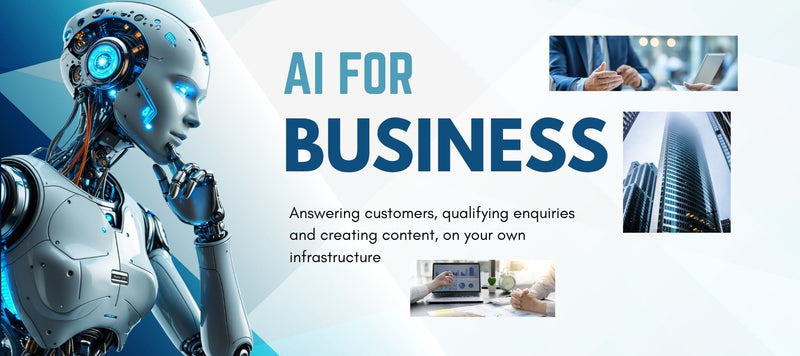JFK Løvlien's Nexus, a custom AI agent for business, answering a customer enquiry live on a website at night